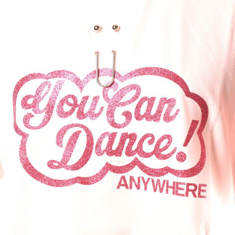 チカ キサダ chika kisada YouCanDanceTシャツ コットン ピンク |