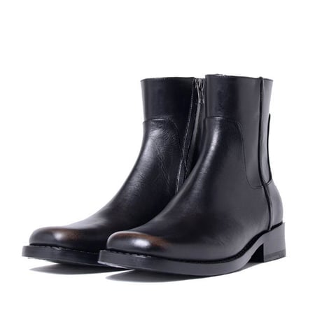 RAF SIMONS ラフシモンズ ロークラシックブーツ カーフスキン ブラック