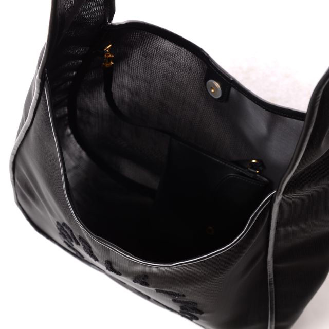 ステラマッカートニー stella mccartney ロゴホーボーバッグ メッシュ
