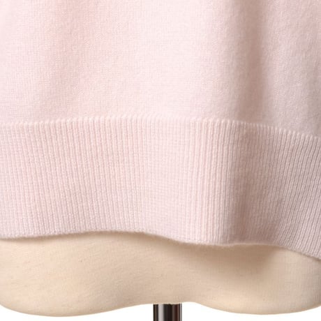 クリスティーナティ Kristina Ti ラウンドネックセーター カシミア パウダーピンク