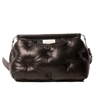 メゾン マルジェラ Maison Margiela Glam Slam ミディアム ショルダーバッグ ラムレザー ブラック レディースメンズ