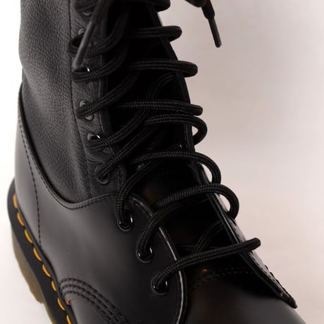 エムエムシックス メゾンマルジェラ MM6 MAISON MARGIELA ドクターマーチンブーツ 牛革 ブラック