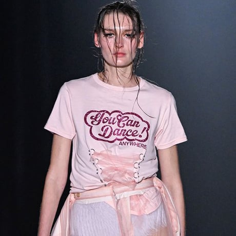 チカ キサダ chika kisada YouCanDanceTシャツ コットン ピンク