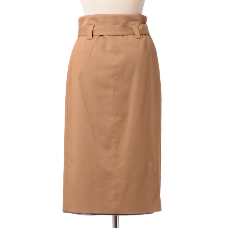 TAN コットンニットリバーシブルロングスカートベージュエギ王K TAN コットンニットリバーシブルロングスカートベージュエギ王K