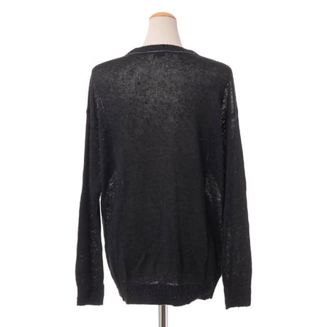 ブルネロクチネリ Brunello Cucinelli ラウンドネックセーター リネンシルクニット グレー