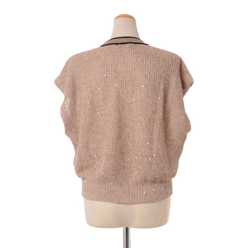 BRUNELLO CUCINELLI リバーシブル ムートンベスト 40 ☆BRUNELLO