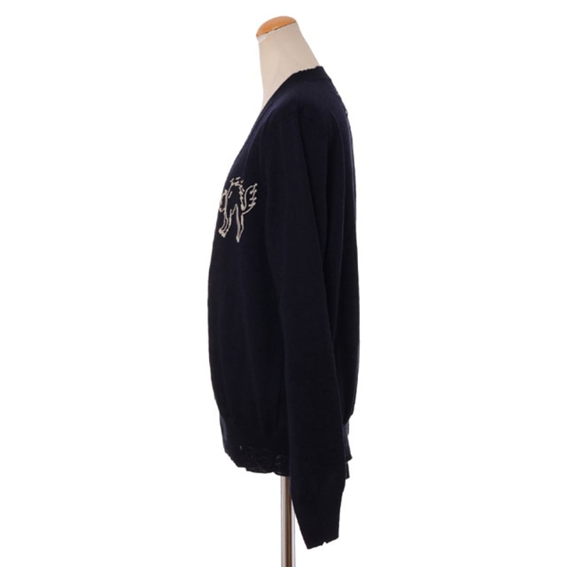 メゾン マルジェラ Maison Margiela Vネックカーディガン ウール メゾン マルジェラ Maison Margiela Vネックカーディガン ウール