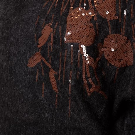 ブルネロクチネリ Brunello Cucinelli ショート丈ハイネックセーター モヘアなど ブラック
