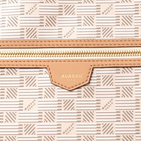 モローパリ Moreau Parisモナコトートバッグミディアム ポリウレタンなど ホワイト Moreau Paris MONACO TOTE MDM トートバッグ