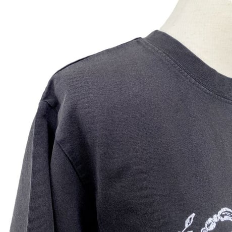 クリスティーナティ Kristina Ti ノスタルジアロゴＴシャツ コットンジャージー インクブラック 正規取扱