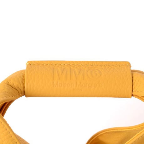 エムエムシックス メゾンマルジェラ MM6 MAISON MARGIELA ジャパニーズミニバッグ グレインカーフレザー カラシ