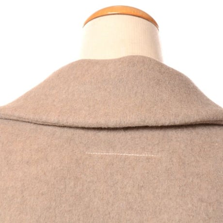 エムエムシックス メゾンマルジェラ MM6 MAISON MARGIELA シングルコート パイルウール ベージュ