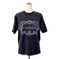 クリスティーナティ Kristina Ti ノスタルジアロゴＴシャツ コットンジャージー インクブラック 正規取扱