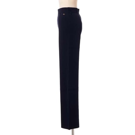 ソニアリキエル SONIA RYKIEL センタープリーツニットパンツ ジャージー ミッドナイトブルー