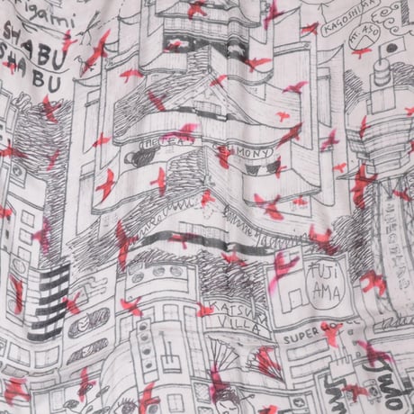 ファリエロサルティ Faliero Sarti Japan大判ストール モダールカシミア グレープリント