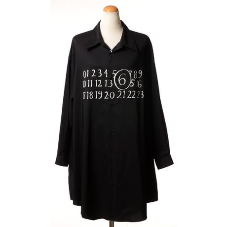 エムエムシックス メゾンマルジェラ MM6 MAISON MARGIELA ロングブラウス コットンなど ブラック