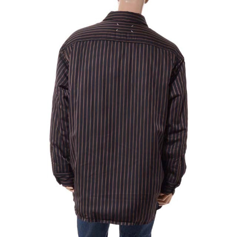 メゾン マルジェラ Maison Margiela パデッドシャツ ダークネイビー  