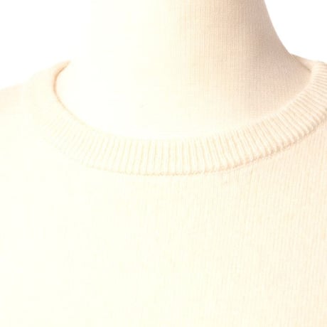 エクストリームカシミヤ extreme cashmere x オーバーフィットラウンドネック長袖セーター カシミア クリーム