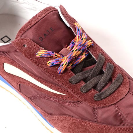インポートブランド import brand デイト D.A.T.E. スニーカーathletaballet ナイロンバックスキン バーガンディ