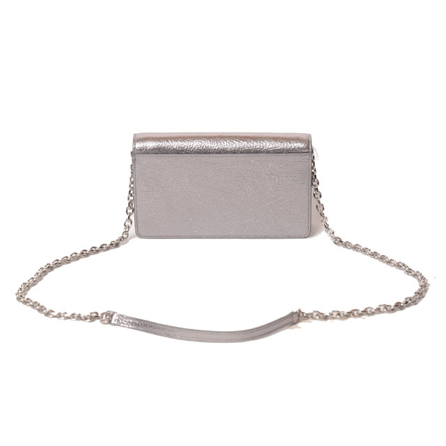 メゾン マルジェラ Maison Margiela チェーンウォレット メタリック
