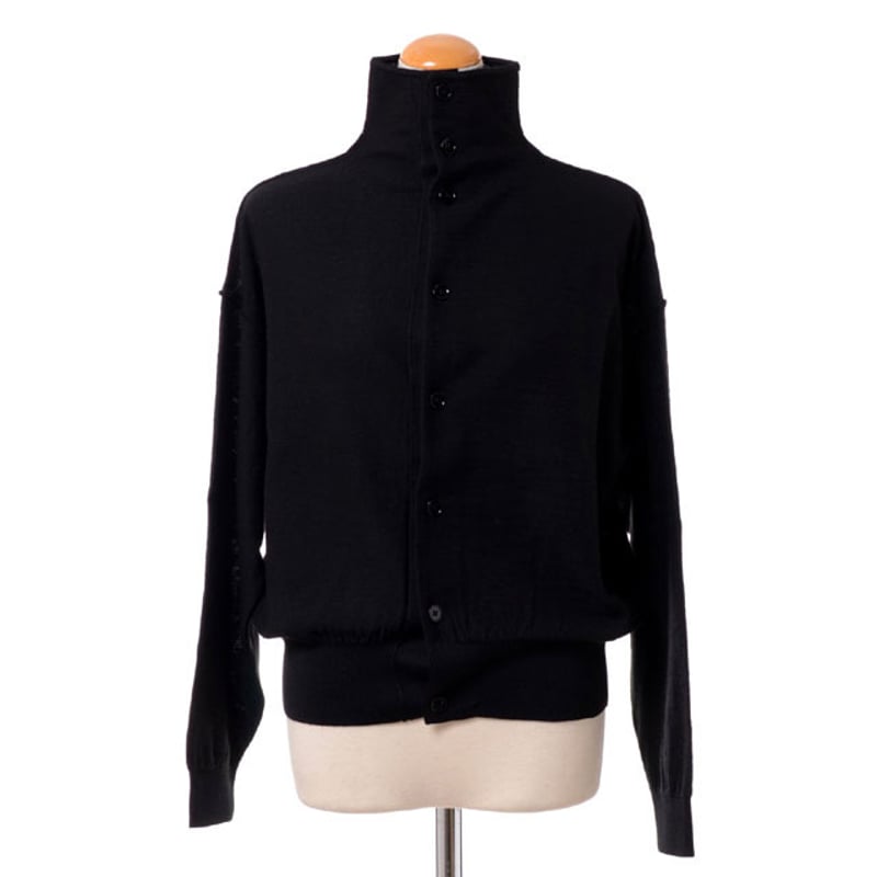 ルメール LEMAIRE リバーシブルカーディガン メリノウール ブラック  
