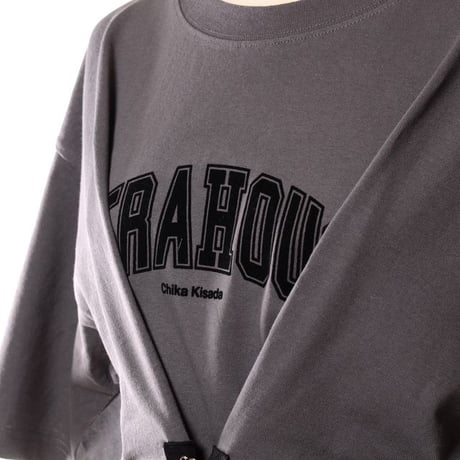チカ キサダ chika kisada OPERAHOUSETシャツ コットン グレーブラック