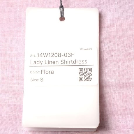 インポートブランド import brand プルマナック PLOUMANAC'H ロングブラウス リネン ライトピンク