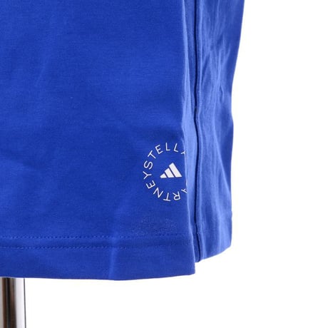 ステラマッカートニー stella mccartney ロゴTシャツ オーガニックコットンとリサイクル素材 ブルー