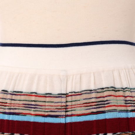 ミッソーニ Missoni ニットパンツ 羊毛など ホワイトミックス
