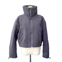 ステラマッカートニー stella mccartney アディダス adidas ジップフリース ポーラフリース ダークグレー 正規取扱