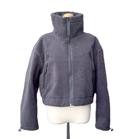 ステラマッカートニー stella mccartney アディダス adidas ジップフリース ポーラフリース ダークグレー 正規取扱