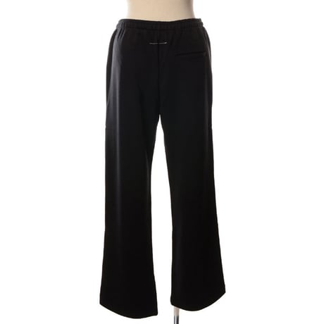 エムエムシックス メゾンマルジェラ MM6 MAISON MARGIELA サイドライン入りストレートパンツ コットン ブラック