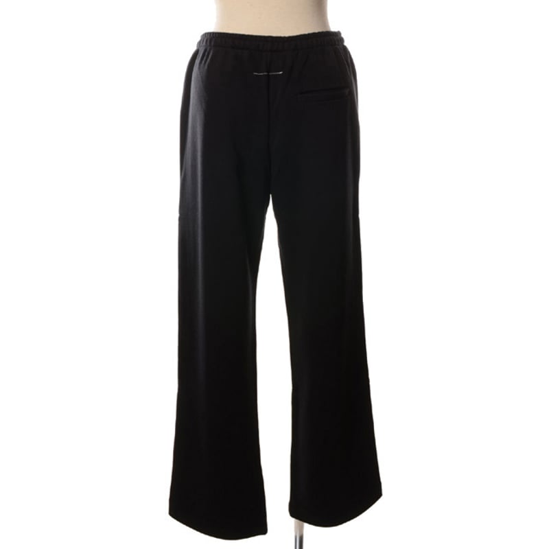 MM6 Maison Margielaマルジェラ　コットンブラックパンツ エムエムシックス メゾンマルジェラ MM6 MAISON MARGIELA サイドライン