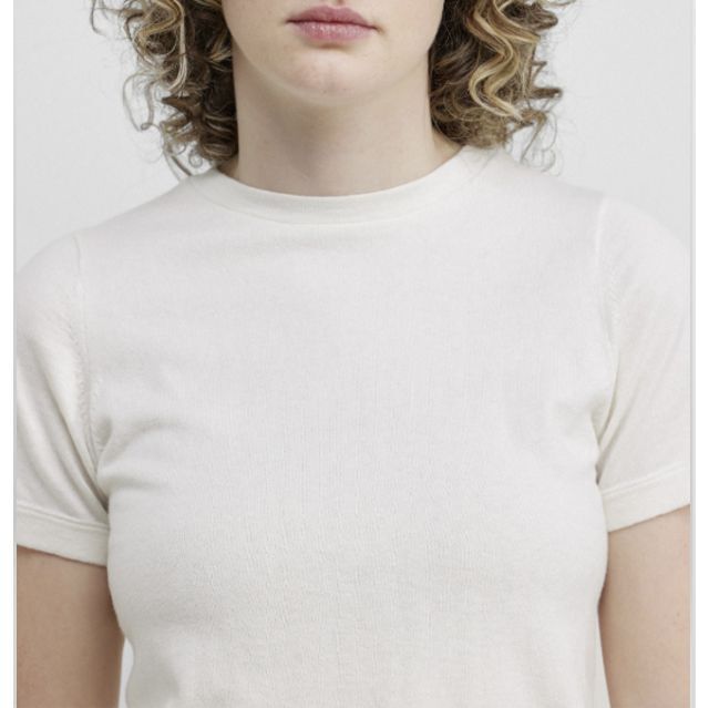 美品 エクストリームカシミヤ tina カシミヤT ホワイト 半袖 Tシャツ レディース 美品 エクストリームカシミヤ tina カシミヤT ホワイト