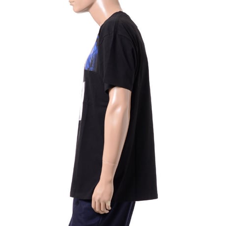 RAF SIMONS ラフシモンズ 6ピクチャーズプリントビッグフィットTシャツ コットン ブラック