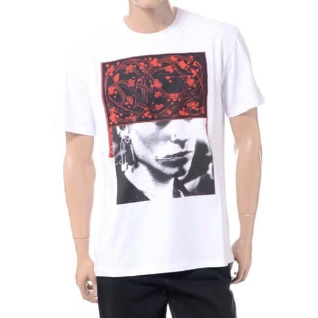 ラフシモンズ RAF SIMONS スリムフィットTシャツ コットン ホワイト