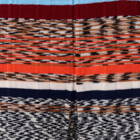 ミッソーニ Missoni ニットパンツ 羊毛など ホワイトミックス