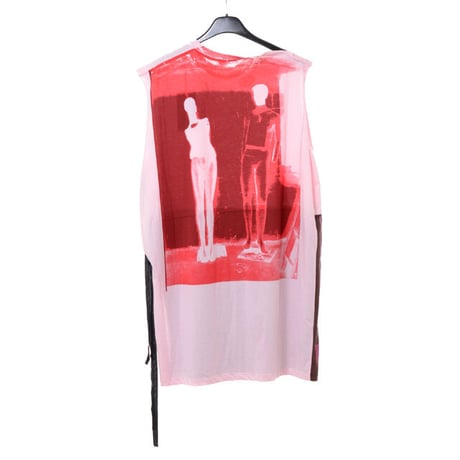 RAF SIMONS (ラフシモンズ) スリーブレスロング丈Tシャツ