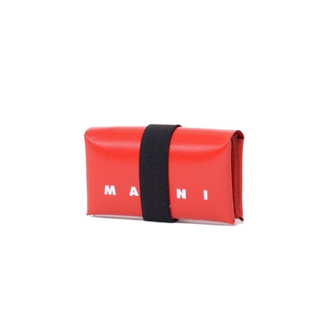 マルニ Marni コインケース名刺入れ PVC レッド