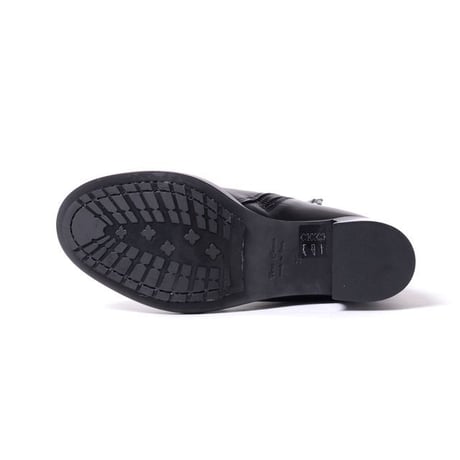 アンドゥムルメステール ann demeulemeester ヒールショートブーツ 牛革 ブラック