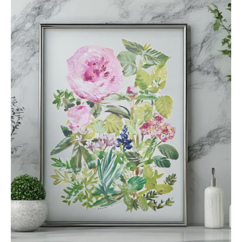 Peony & Early Summer — 原画／A3・水彩 | OCCHi design