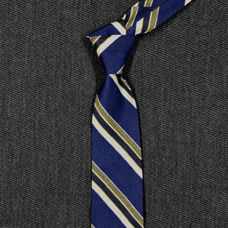 Mellow  Stripe Neck tie C/＃ロイヤルブルー