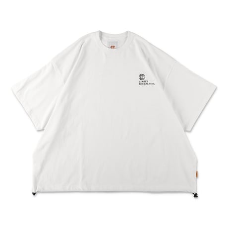 SEE SEE x S.F.C SUPER BIG SS TEE W/DRAWSTRINGS 【WHITE】