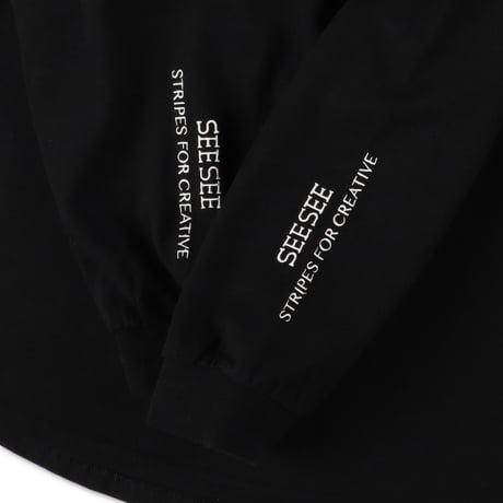 SEE SEE x S.F.C SUPER BIG ROUND LS TEE 【BLACK】