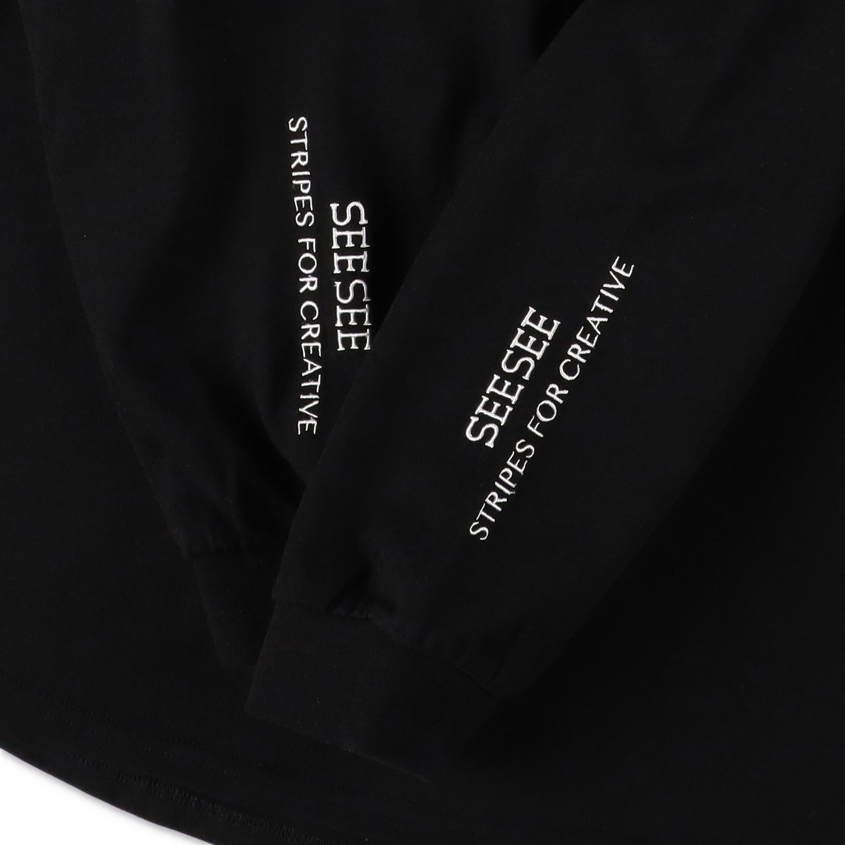 SEE SEE x S.F.C SUPER BIG ROUND LS TEE 【BLACK】