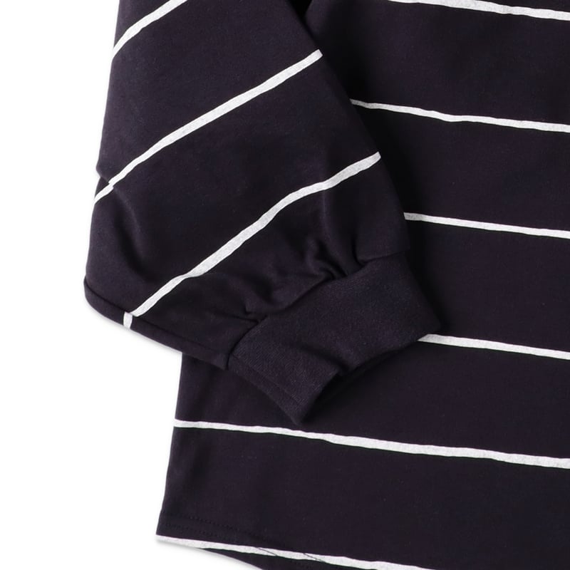 トップス SEESEE SUPER BIG ROUND LONGSLEEVE BOADER SEE SEE x S.F.C SUPER BIG BOARDER LS TEE 【BLACK