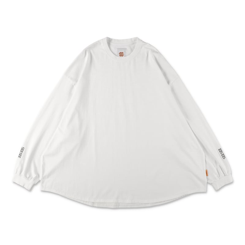 SEE SEE x S.F.C SUPER BIG ROUND LS TEE 【WHITE】