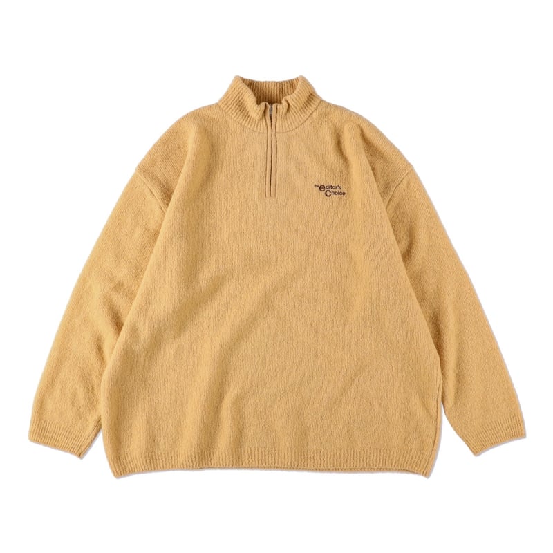 S.F.C x the e_C HALF ZIP KNIT【BEIGE】 | S.F.C O
