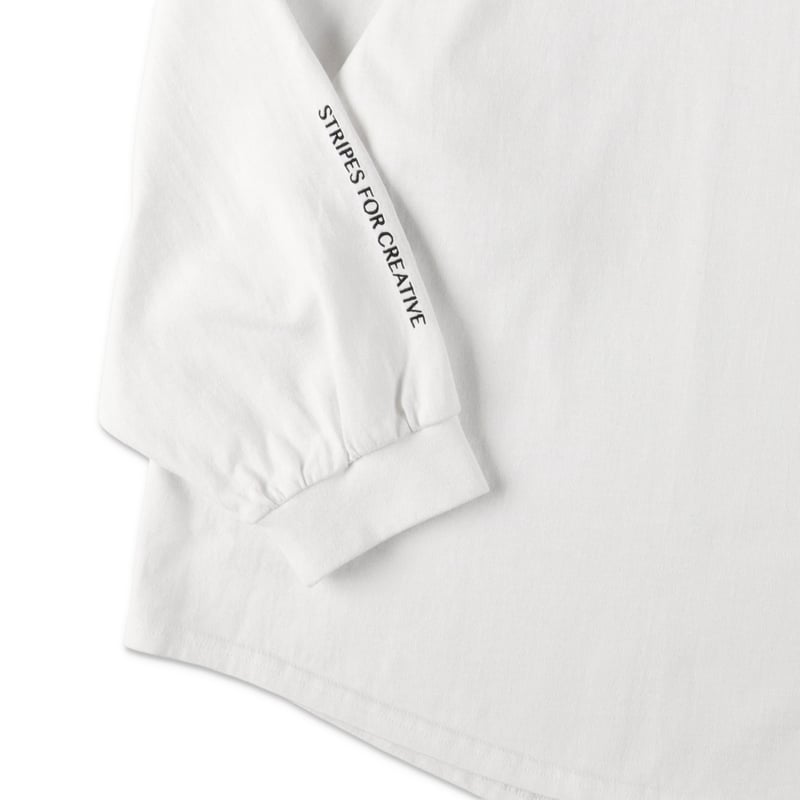 SEE SEE x S.F.C SUPER BIG ROUND LS TEE 【WHITE】