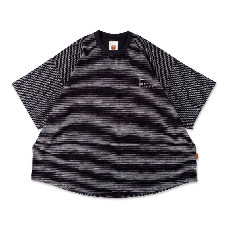 SEE SEE x S.F.C SUPER BIG BORDER SS TEE 【NAVY】